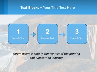 A Bridge Over A Body Of Water With Mountains In The Background PowerPoint Template