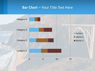 A Bridge Over A Body Of Water With Mountains In The Background PowerPoint Template