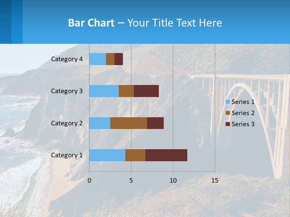 A Bridge Over A Body Of Water With Mountains In The Background PowerPoint Template