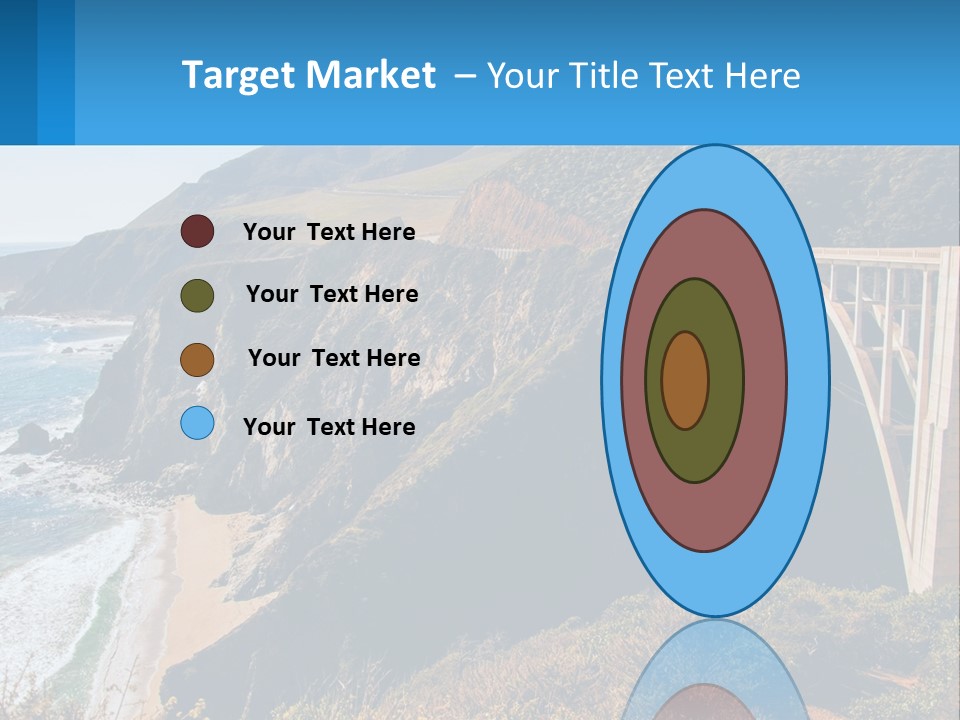 A Bridge Over A Body Of Water With Mountains In The Background PowerPoint Template