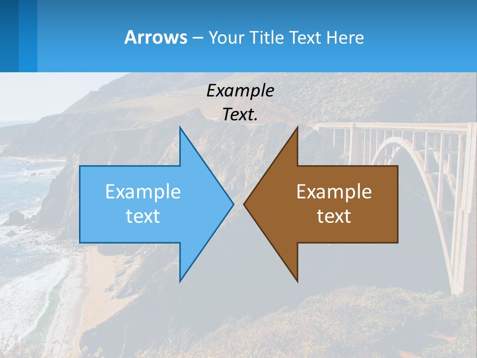 A Bridge Over A Body Of Water With Mountains In The Background PowerPoint Template