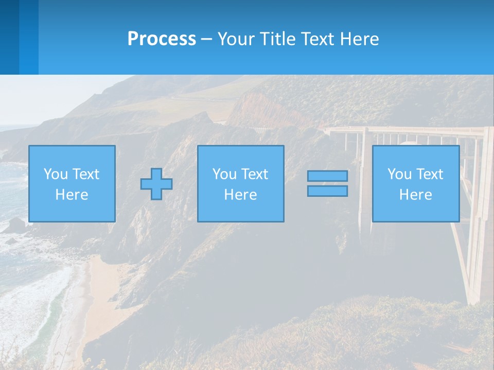 A Bridge Over A Body Of Water With Mountains In The Background PowerPoint Template