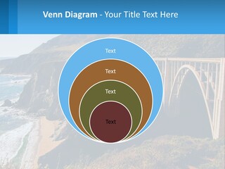 A Bridge Over A Body Of Water With Mountains In The Background PowerPoint Template