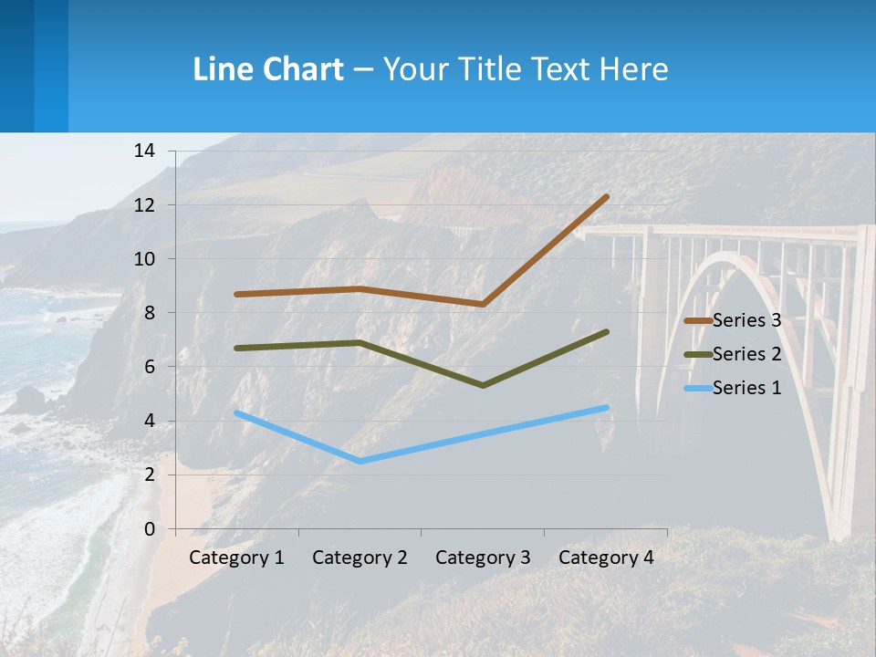 A Bridge Over A Body Of Water With Mountains In The Background PowerPoint Template