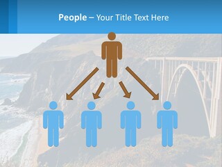 A Bridge Over A Body Of Water With Mountains In The Background PowerPoint Template