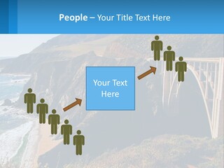 A Bridge Over A Body Of Water With Mountains In The Background PowerPoint Template