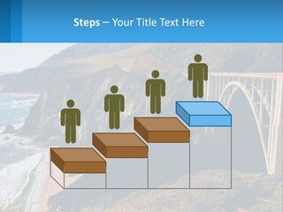 A Bridge Over A Body Of Water With Mountains In The Background PowerPoint Template
