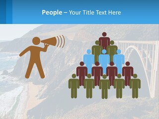 A Bridge Over A Body Of Water With Mountains In The Background PowerPoint Template