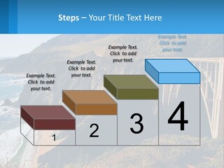 A Bridge Over A Body Of Water With Mountains In The Background PowerPoint Template