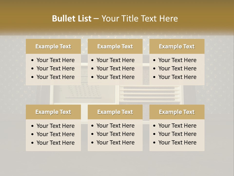 An Old Fashioned Radio Sitting On A Table PowerPoint Template