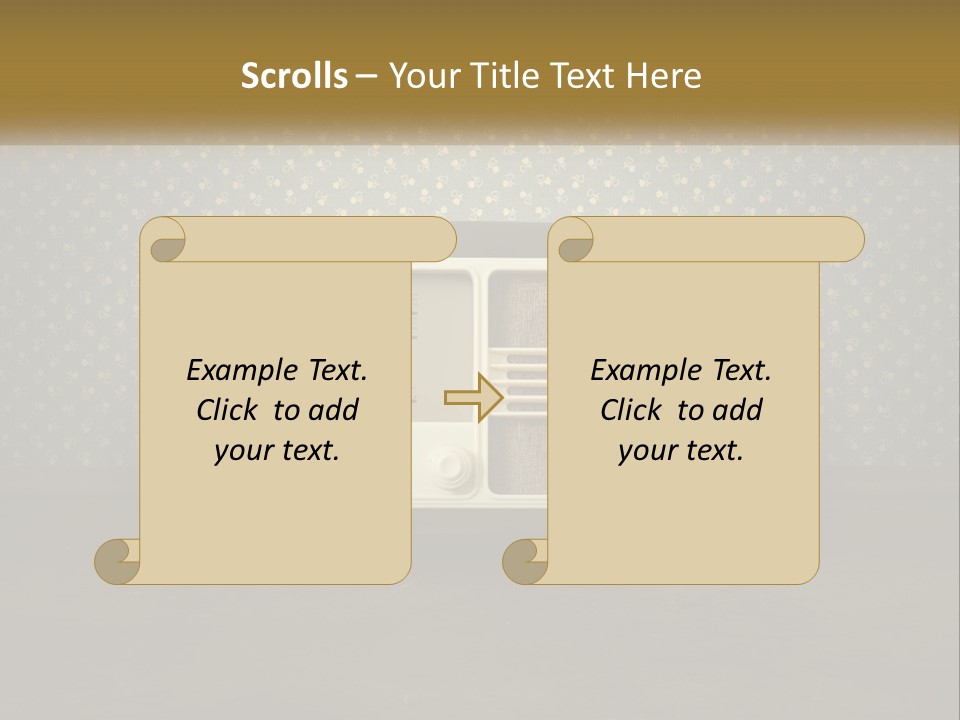 An Old Fashioned Radio Sitting On A Table PowerPoint Template