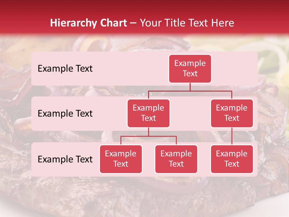 A Plate Of Food With Meat And Vegetables On It PowerPoint Template