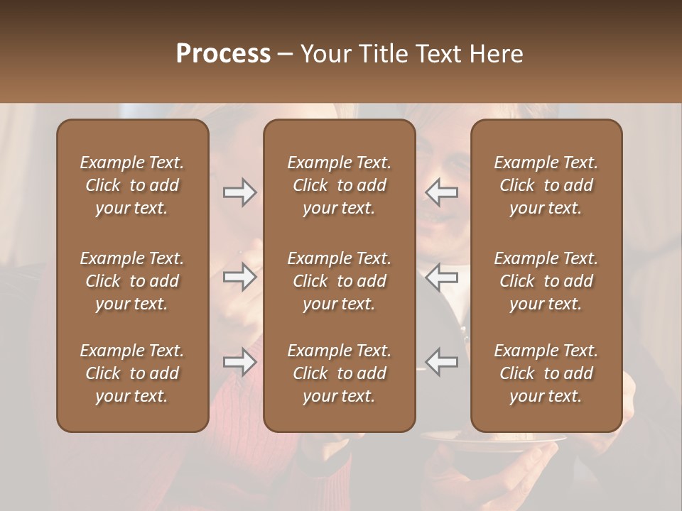A Man And A Woman Eating Food From A Plate PowerPoint Template