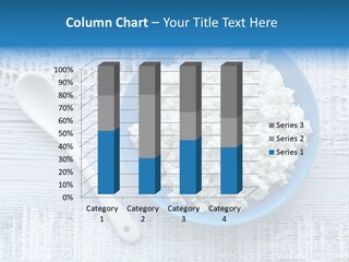 A Bowl Of Cottage Cheese Next To A Spoon PowerPoint Template