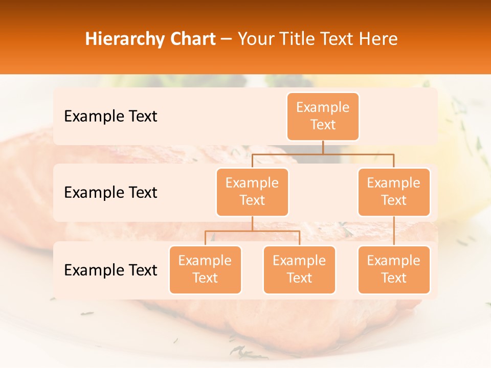 A White Plate Topped With Salmon And Broccoli PowerPoint Template