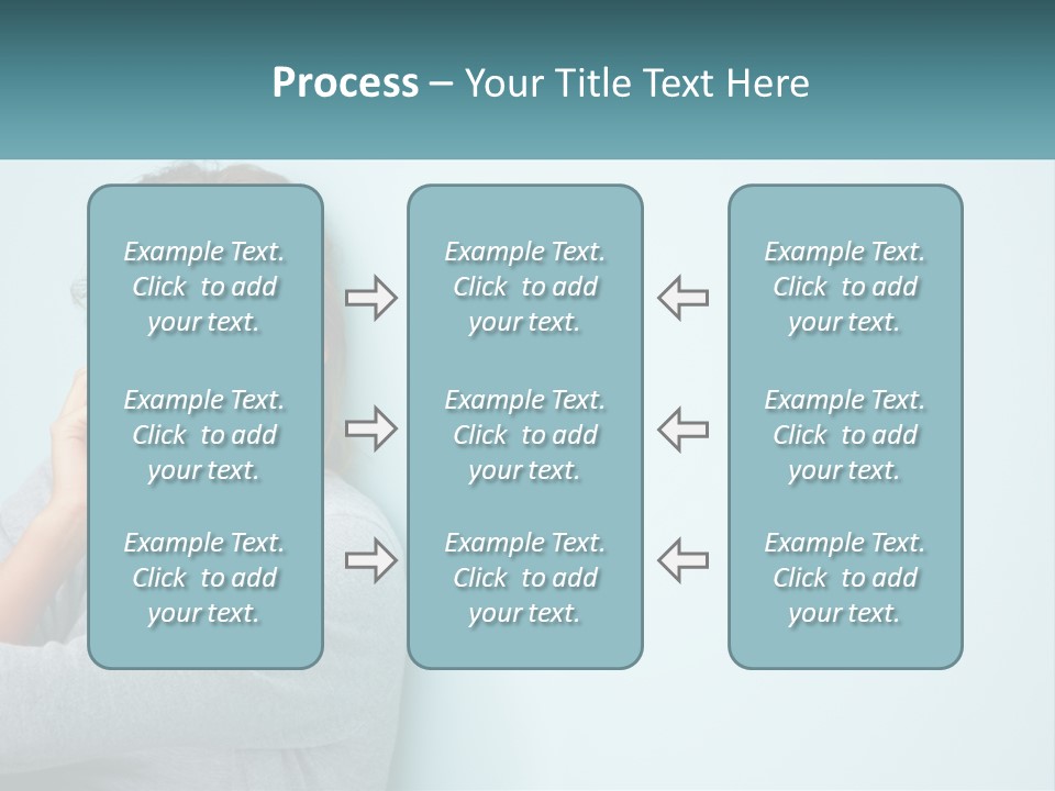 A Beautiful Woman Talking On A Cell Phone PowerPoint Template