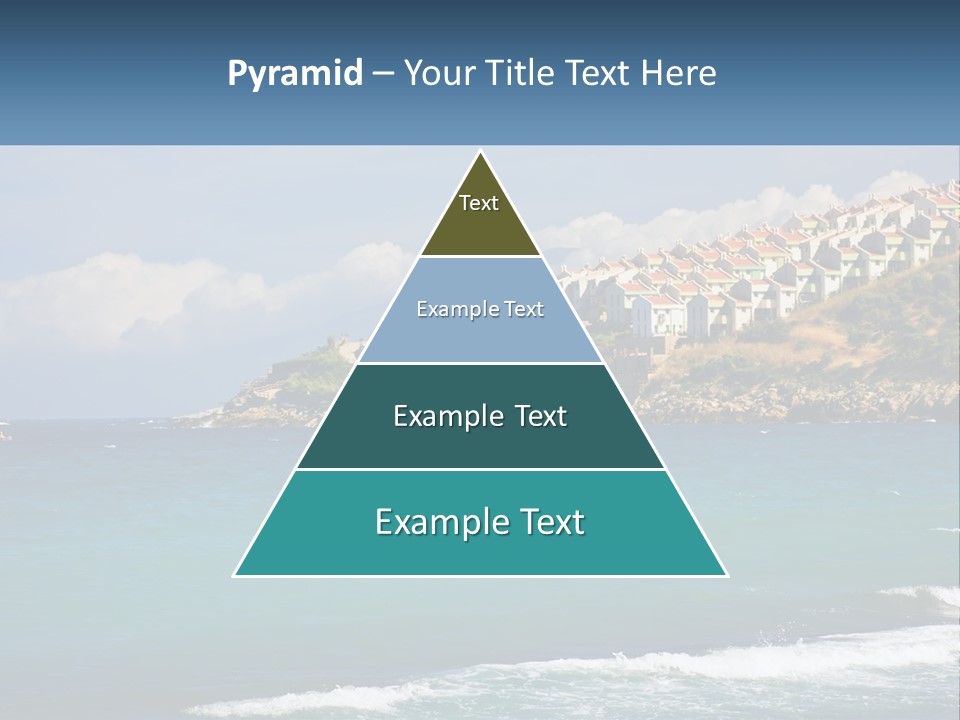 A Large Body Of Water With Houses On Top Of It PowerPoint Template