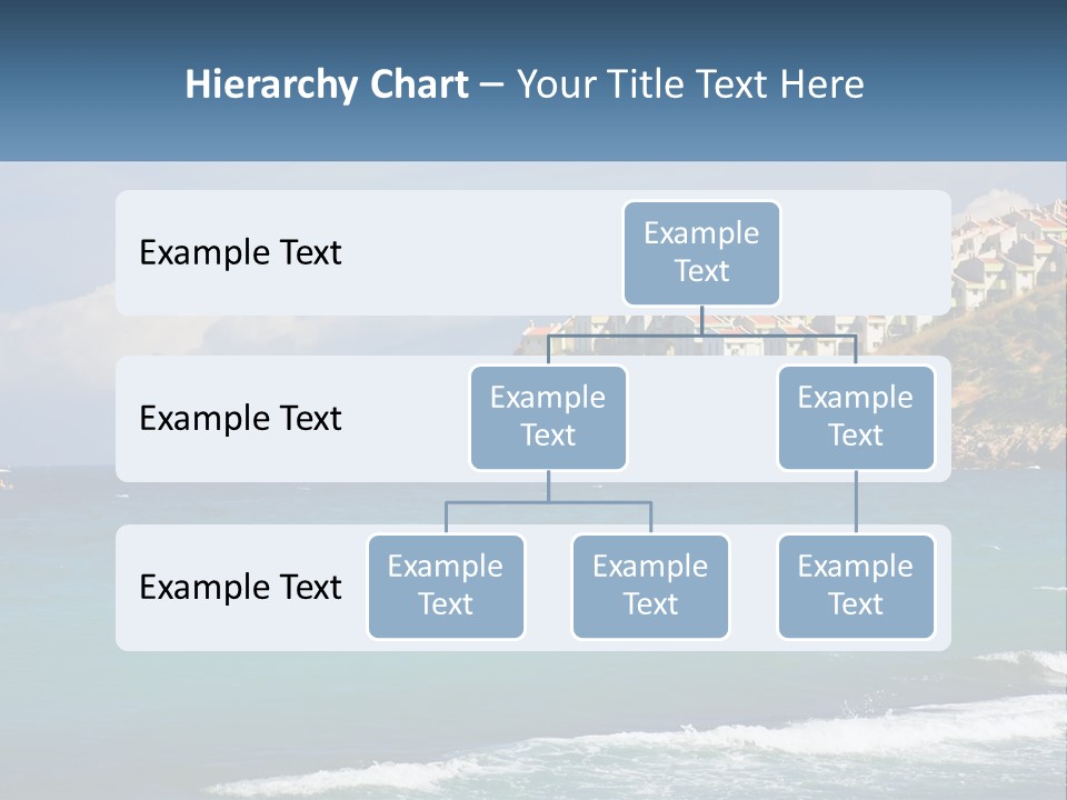 A Large Body Of Water With Houses On Top Of It PowerPoint Template