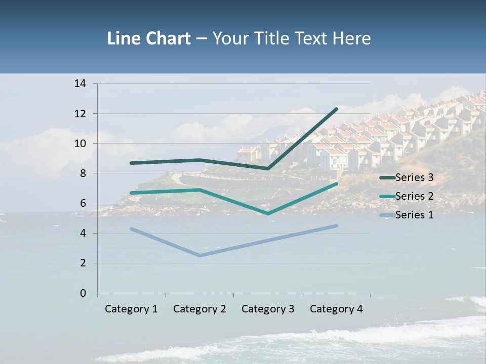 A Large Body Of Water With Houses On Top Of It PowerPoint Template