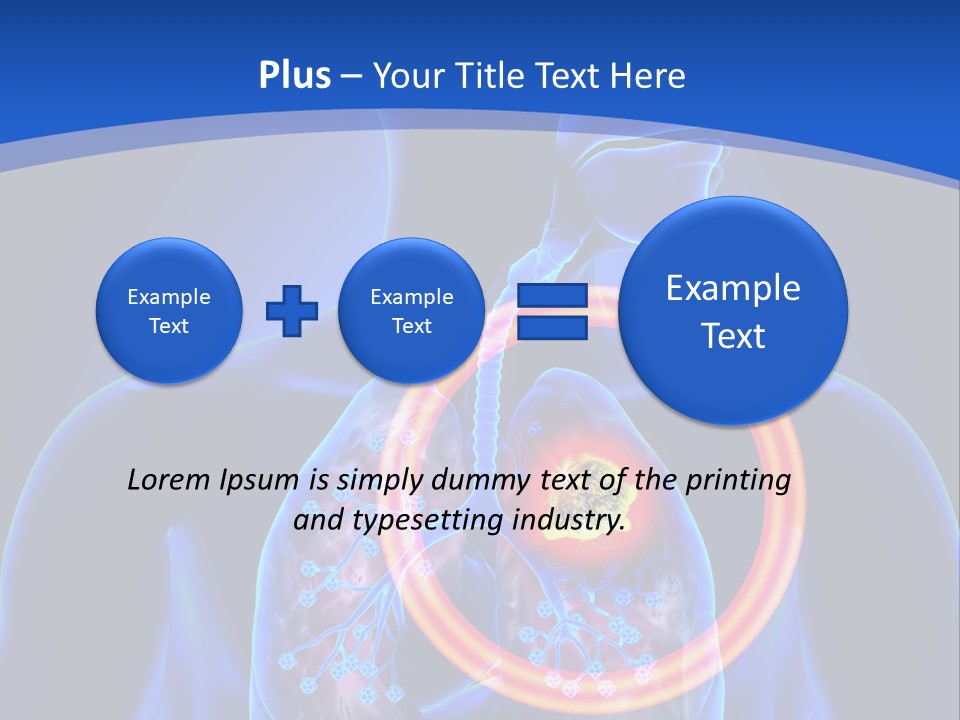 The Stomach Is Shown With A Red Circle Around It PowerPoint Template