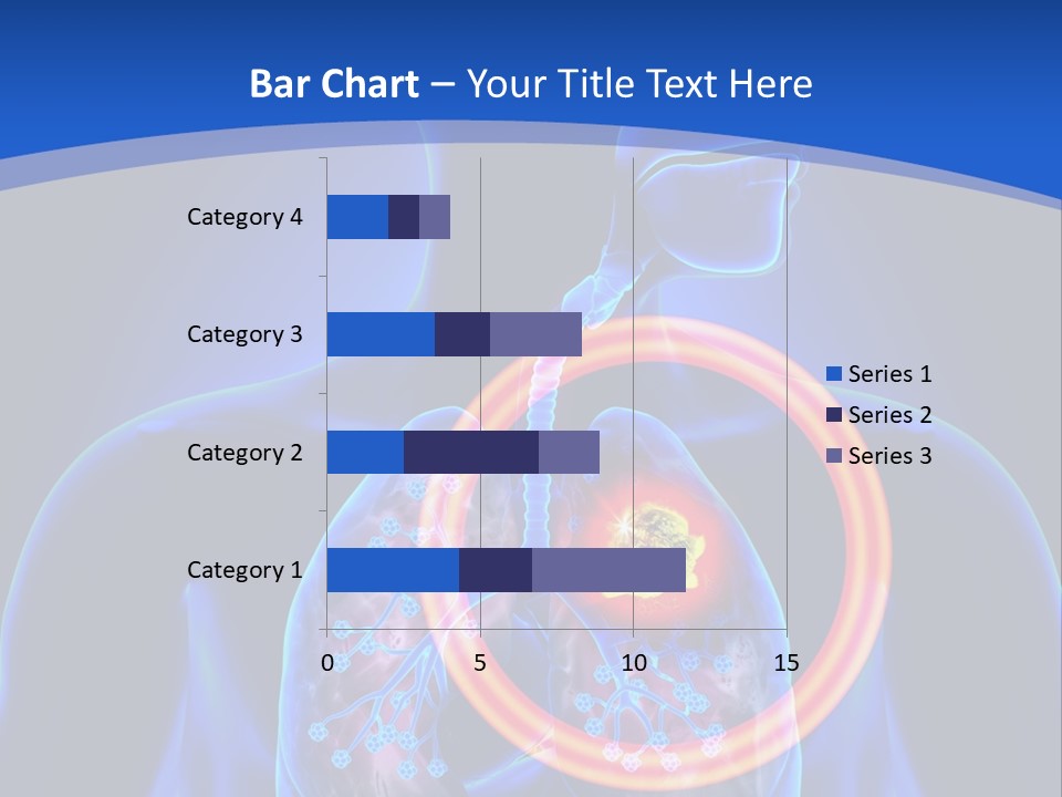 The Stomach Is Shown With A Red Circle Around It PowerPoint Template