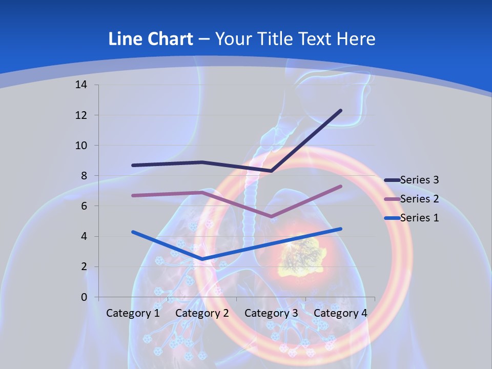 The Stomach Is Shown With A Red Circle Around It PowerPoint Template