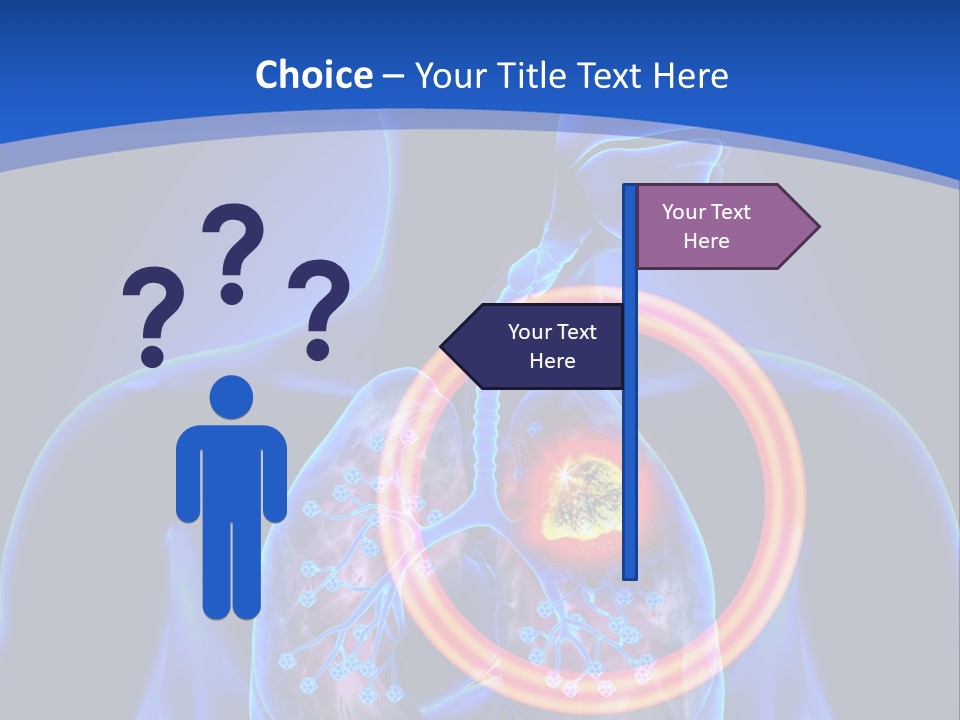 The Stomach Is Shown With A Red Circle Around It PowerPoint Template