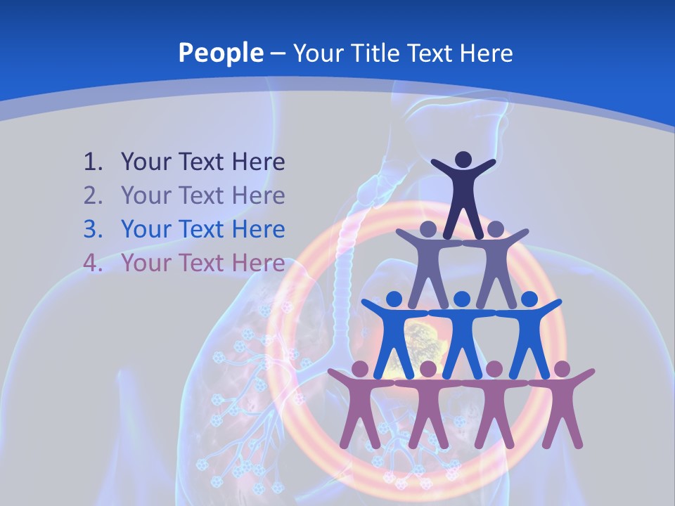 The Stomach Is Shown With A Red Circle Around It PowerPoint Template