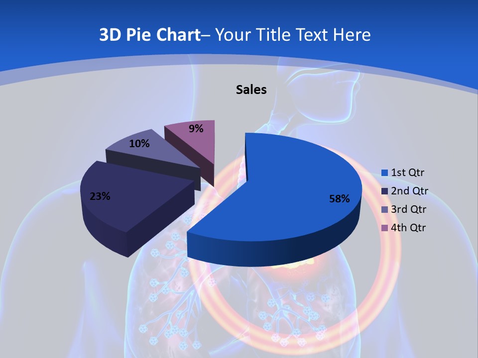 The Stomach Is Shown With A Red Circle Around It PowerPoint Template