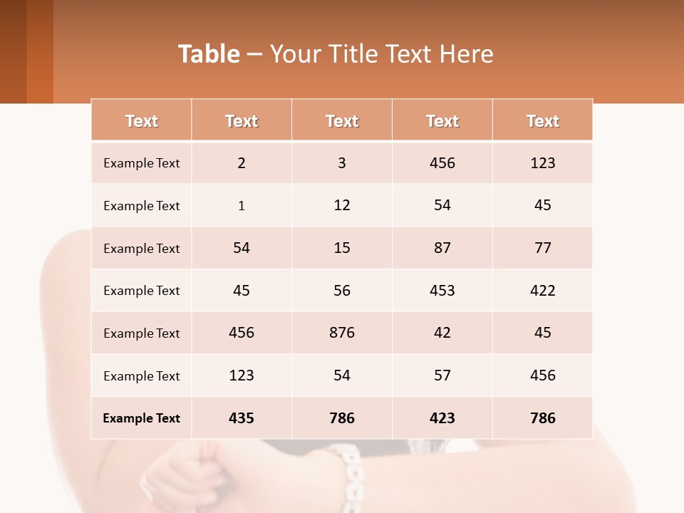 A Woman Is Smiling While Holding Her Hand To Her Face PowerPoint Template