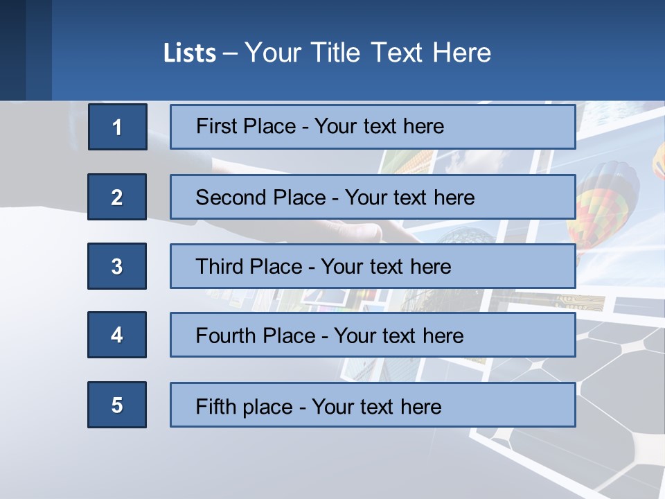 A Person Touching A Screen With Many Pictures On It PowerPoint Template