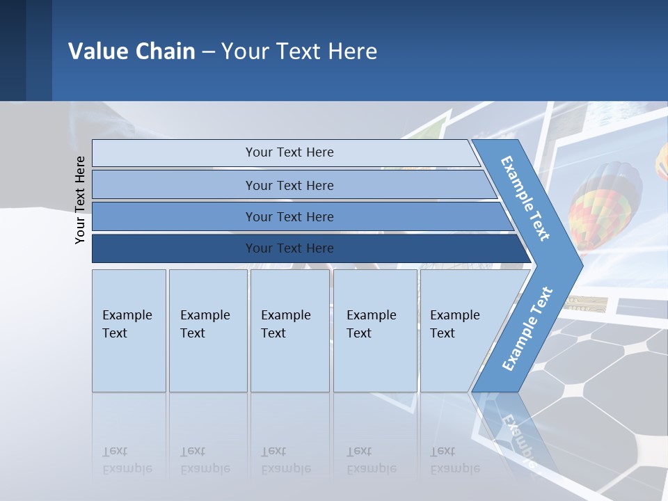 A Person Touching A Screen With Many Pictures On It PowerPoint Template
