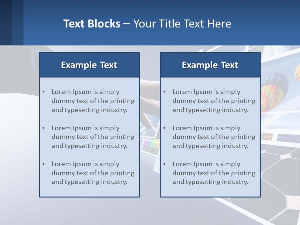A Person Touching A Screen With Many Pictures On It PowerPoint Template