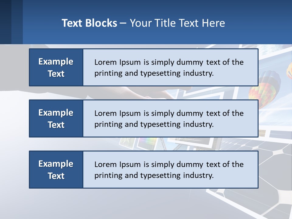 A Person Touching A Screen With Many Pictures On It PowerPoint Template