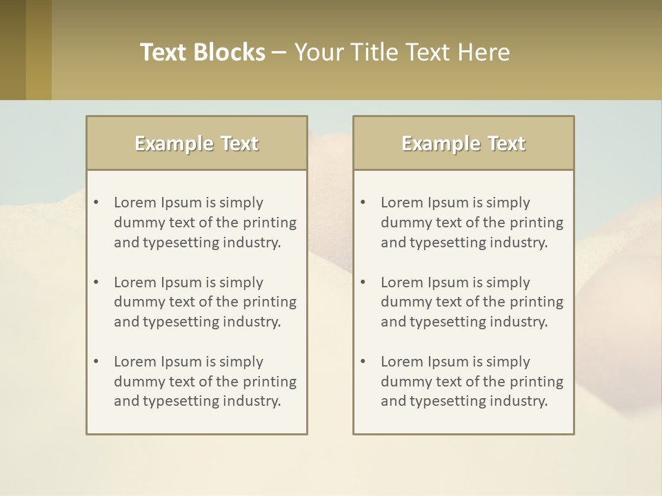 A Woman Laying In The Sand With Her Eyes Closed PowerPoint Template