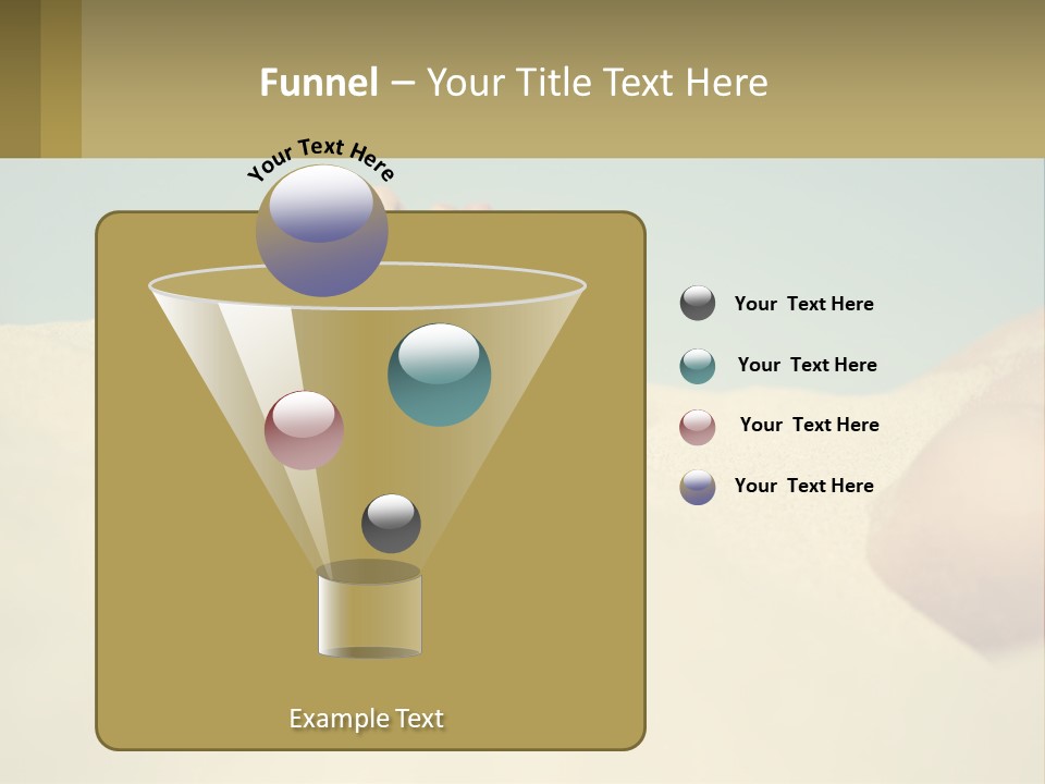 A Woman Laying In The Sand With Her Eyes Closed PowerPoint Template