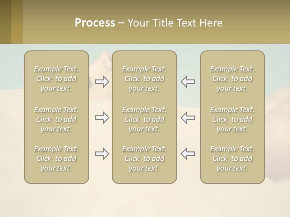 A Woman Laying In The Sand With Her Eyes Closed PowerPoint Template