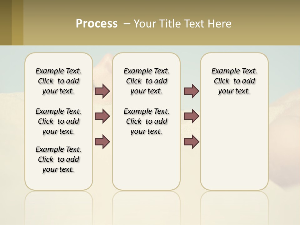 A Woman Laying In The Sand With Her Eyes Closed PowerPoint Template