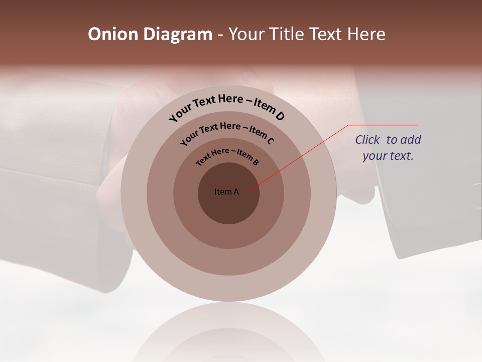 Two People Shaking Hands In Front Of A White Background PowerPoint Template