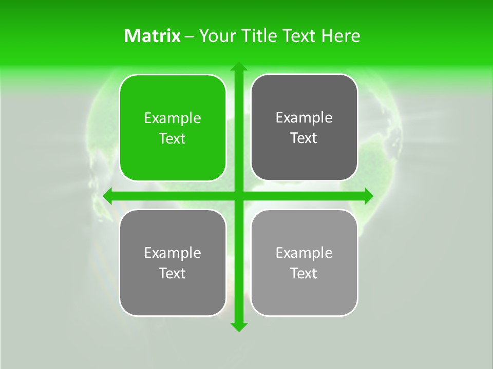 A Person Holding A Green Earth In Their Hands PowerPoint Template