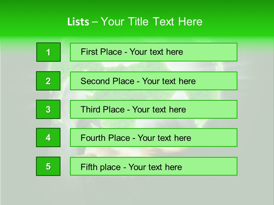 A Person Holding A Green Earth In Their Hands PowerPoint Template