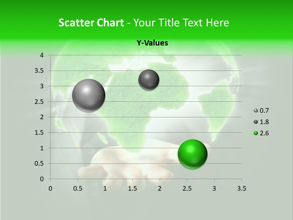 A Person Holding A Green Earth In Their Hands PowerPoint Template