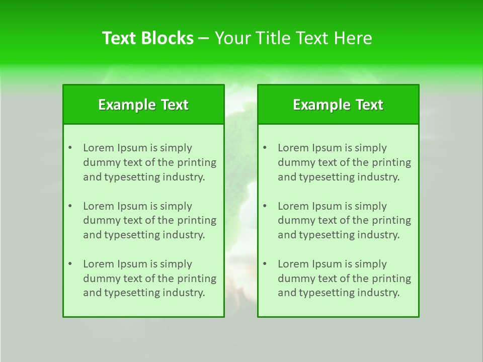 A Person Holding A Green Earth In Their Hands PowerPoint Template