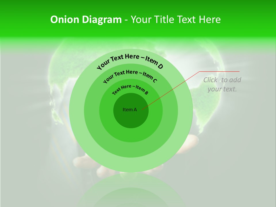 A Person Holding A Green Earth In Their Hands PowerPoint Template