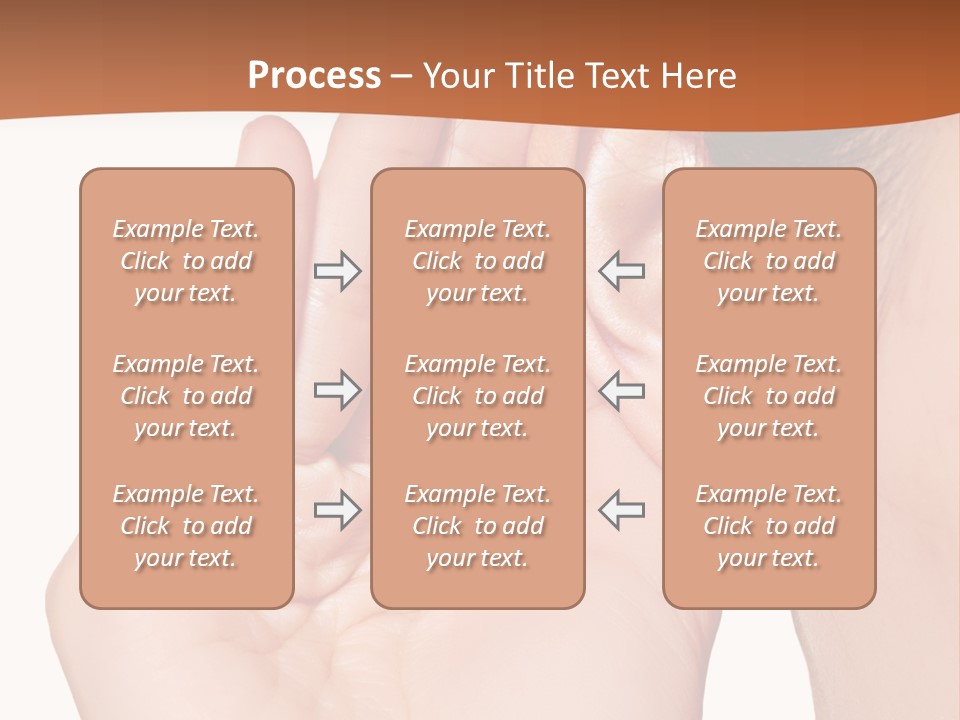 A Woman Holding Her Ear Up To Her Ear PowerPoint Template