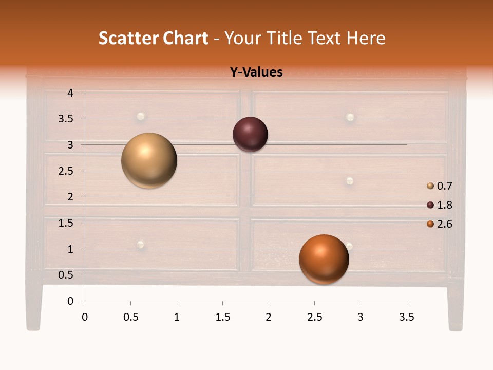 A Wooden Dresser With Many Drawers And Knobs PowerPoint Template