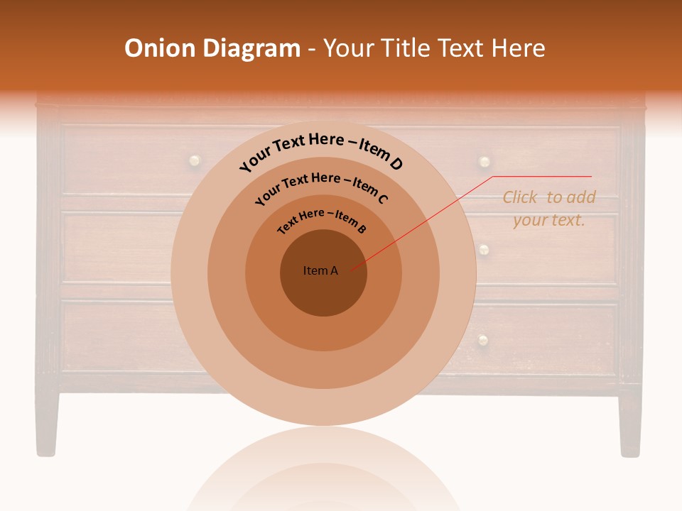 A Wooden Dresser With Many Drawers And Knobs PowerPoint Template