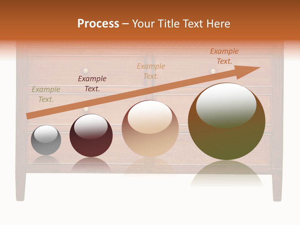 A Wooden Dresser With Many Drawers And Knobs PowerPoint Template