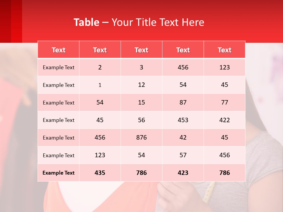 A Woman Looking At A Dress On A Mannequin PowerPoint Template