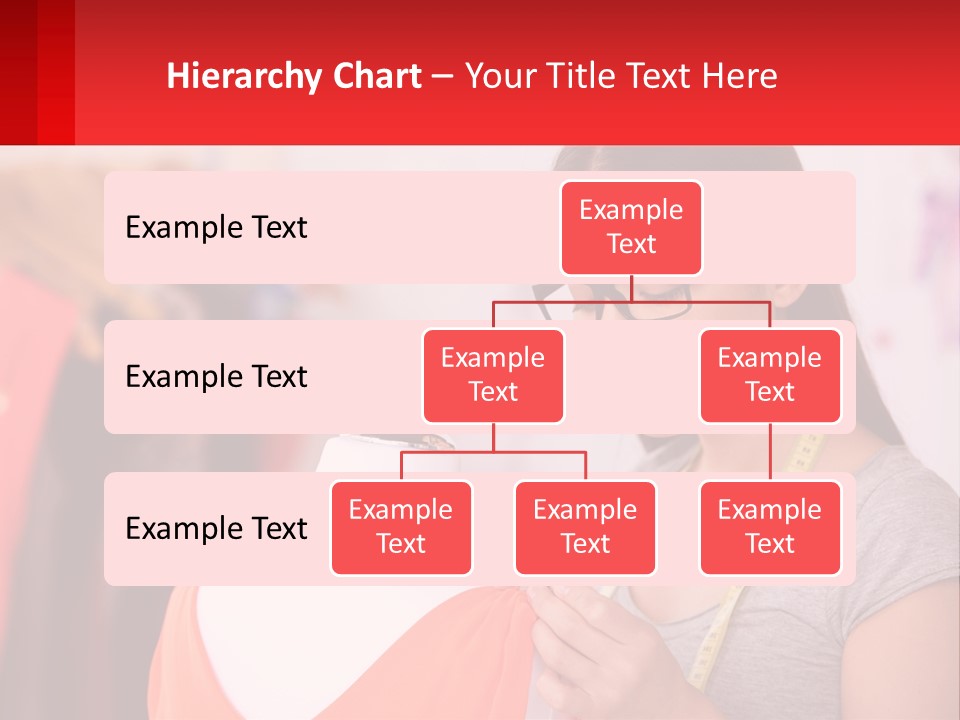 A Woman Looking At A Dress On A Mannequin PowerPoint Template